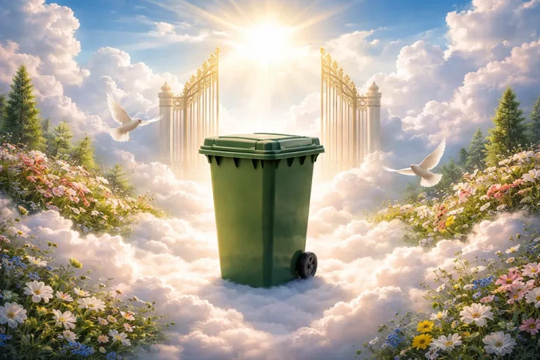 A Wheelie Bin in Heaven