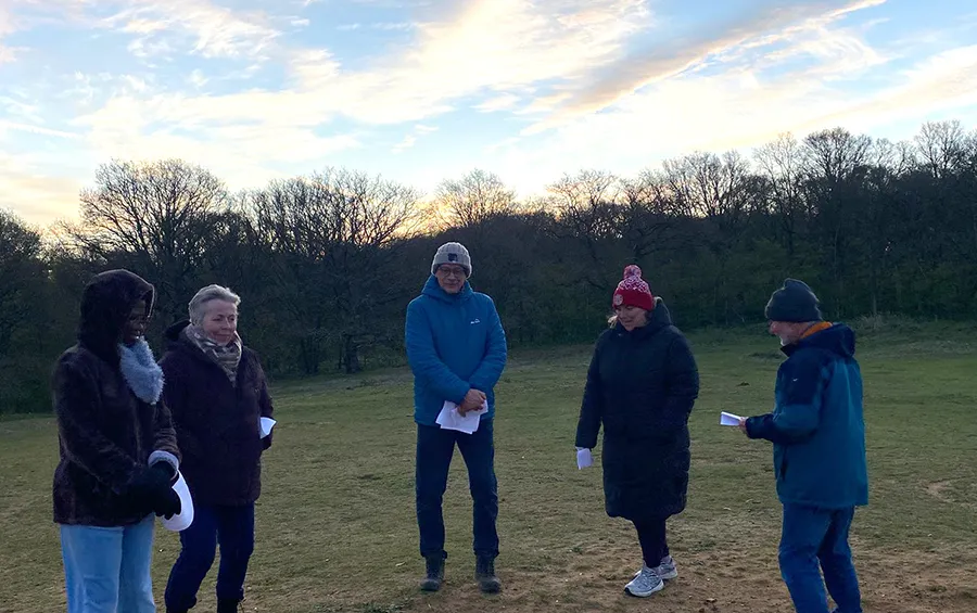 Sunrise Service @ Sandy Pinnacle, 6:27am 2026.