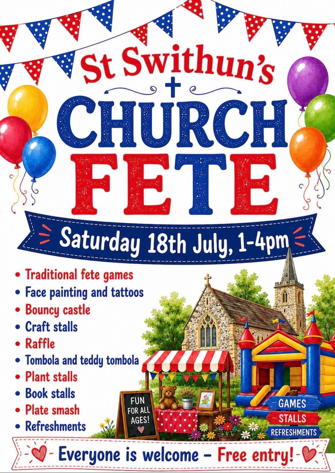 St Swithun's, Parish Church of Sandy - Summer Fete 2026