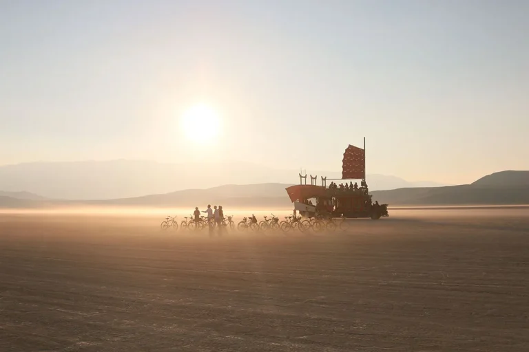 Sunrise in the desert